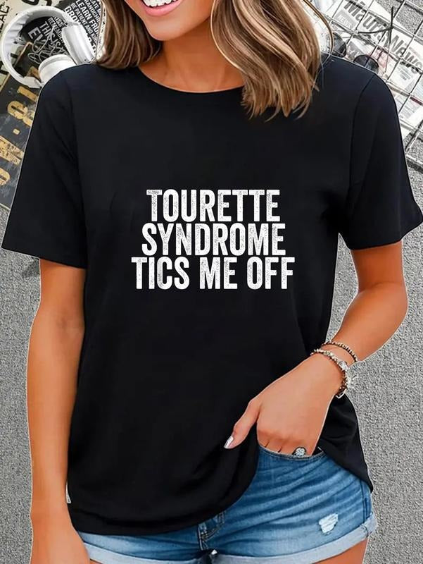 Cotton Tourette Syndrome Tics Me Off Awareness Casual - Adult & Kids T-Shirts, Sweatshirts & Hoodies apparel design preview 1