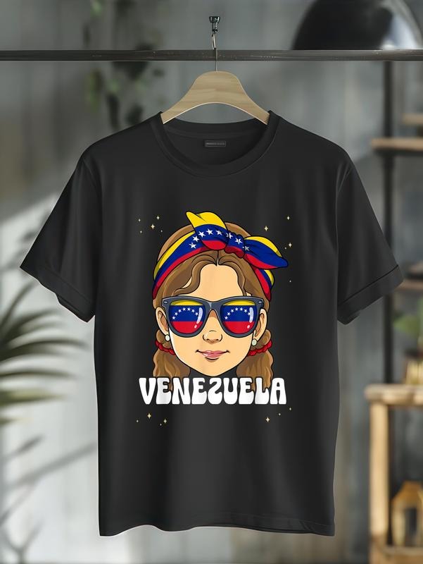 Cotton Venezuelan Girl Venezuela Casual - Adult & Kids T-Shirts, Sweatshirts & Hoodies apparel design preview 1