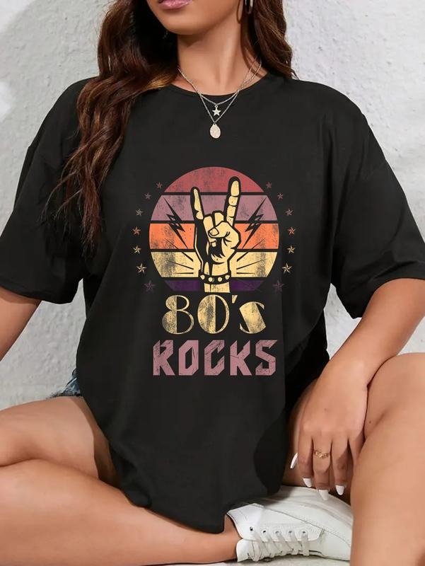Cotton Vintage 80'S Rock Bands Eighties Party Retro - Adult & Kids T-Shirts, Sweatshirts & Hoodies apparel design preview 1