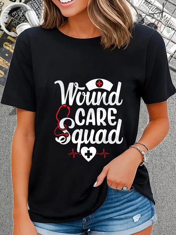 Cotton Wound Care Squad Team Funny Nurse Nursing RN - Adult & Kids T-Shirts, Sweatshirts & Hoodies apparel design preview 1