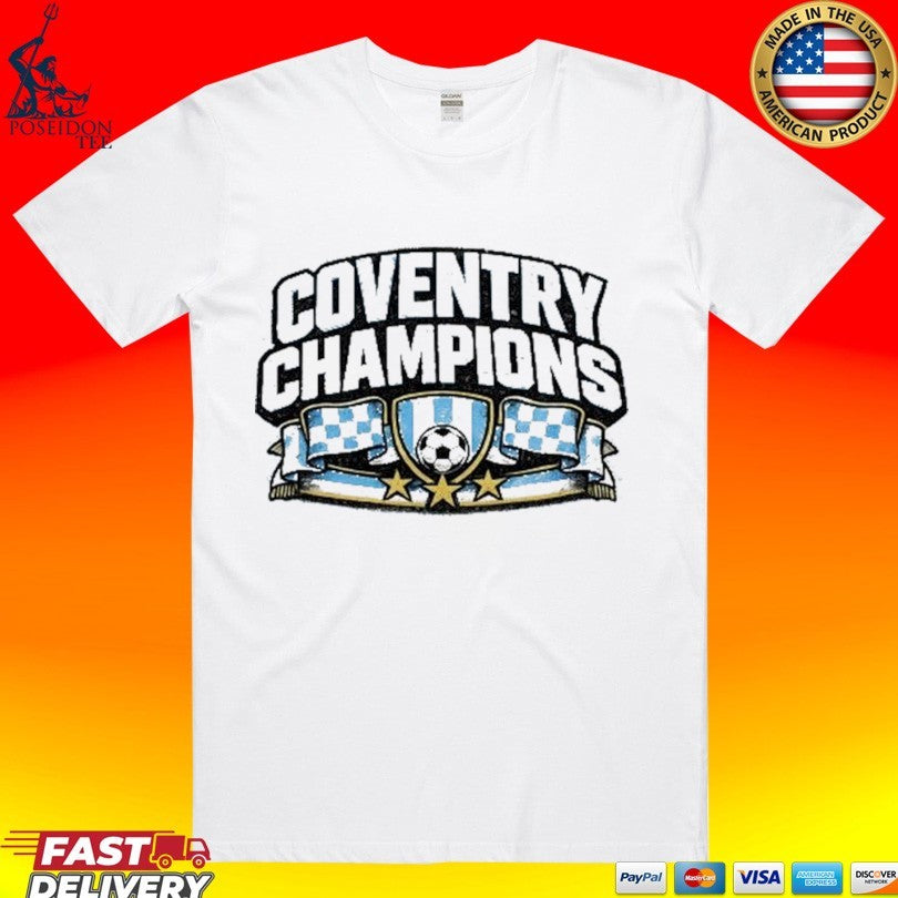 Coventry Champions Sky - Adult & Kids T-Shirts, Sweatshirts & Hoodies apparel design preview 1