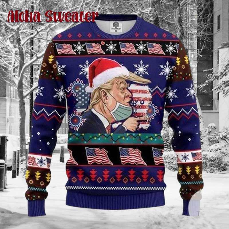 Donald Trump Its Gonna Be Yuge Ugly Christmas Sweater - Holiday Gift product image 3