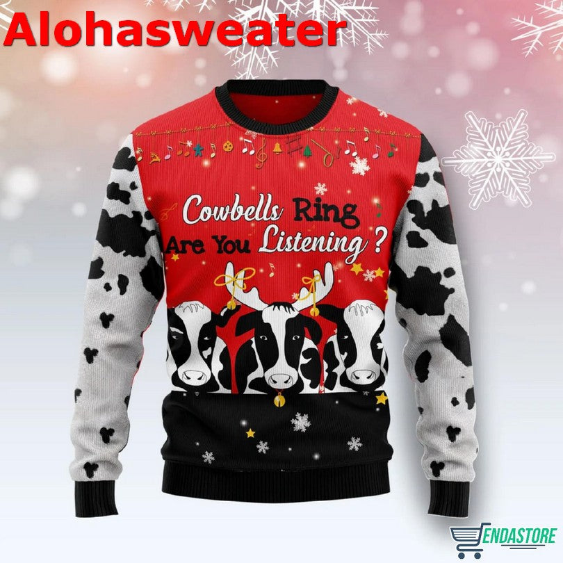Cow Be Kind Ugly Christmas Sweater - Holiday Gift product image 2