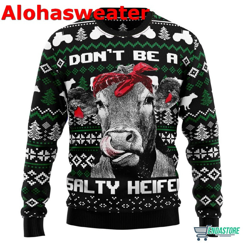 Cow Heifer Ugly Christmas Sweater - Holiday Gift product image