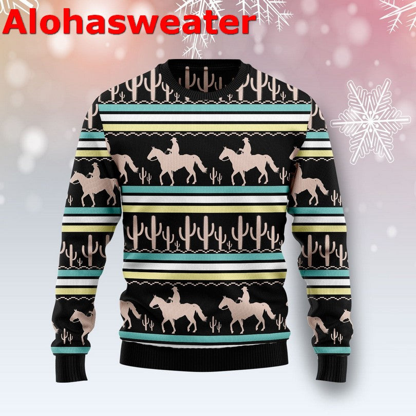 Cowboy Boots merry Christmas y’all Christmas Sweater - Holiday Gift product image 2