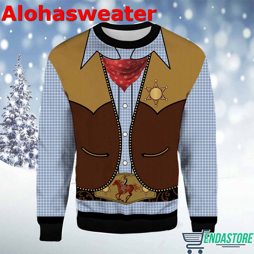 Cowboy Costume Christmas Sweater - Holiday Gift product image