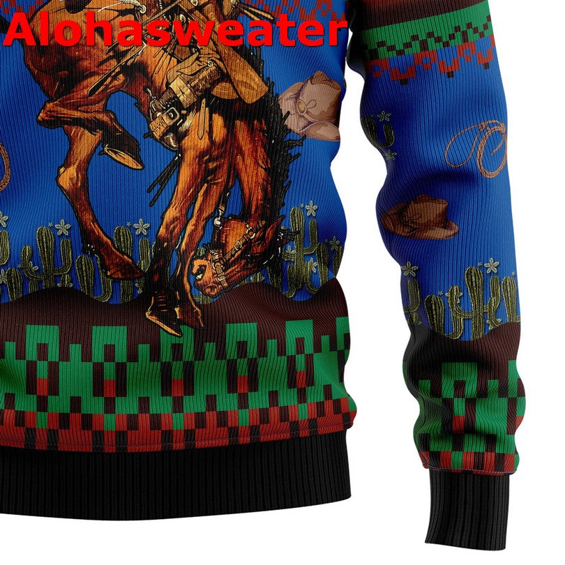 Cowboy desert Christmas Sweater - Holiday Gift product image 4