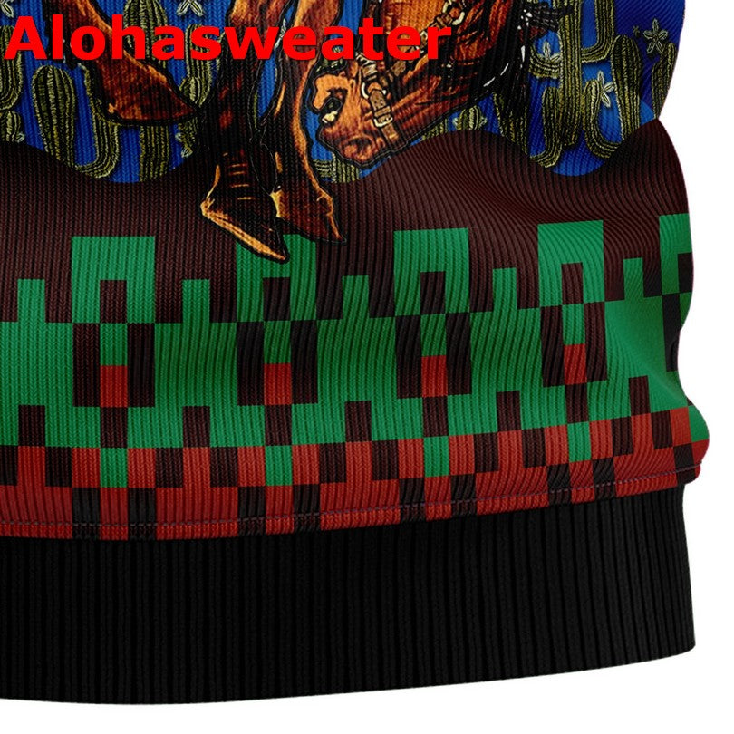 Cowboy desert Christmas Sweater - Holiday Gift product image 5