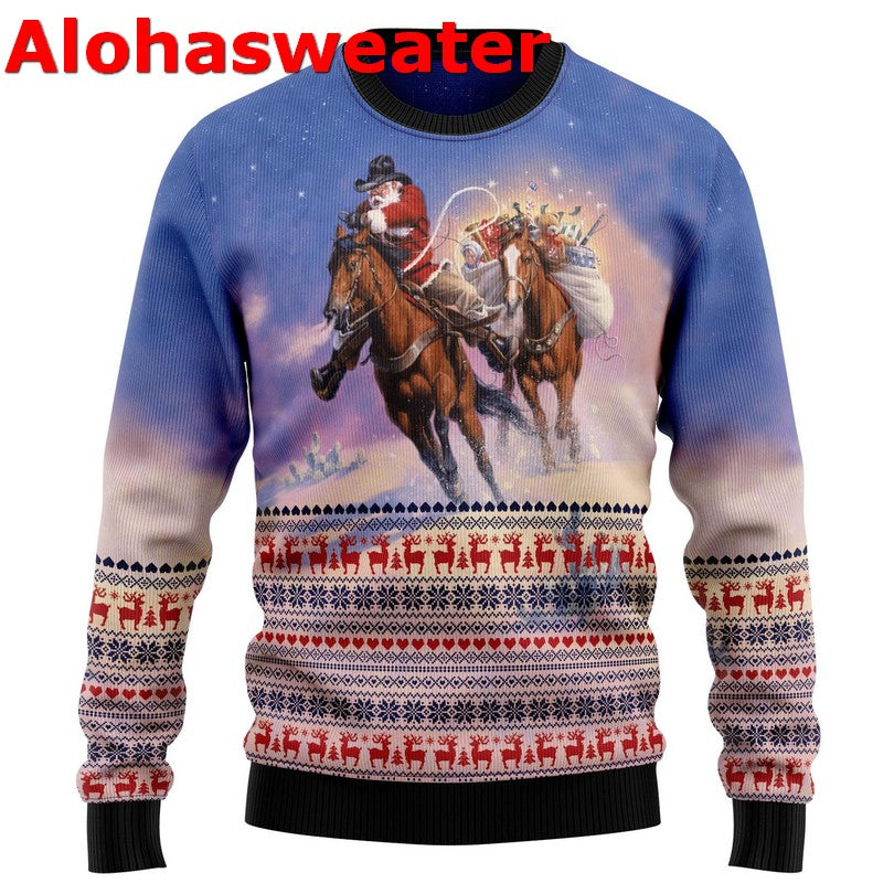 Cowboy Costume Christmas Sweater - Holiday Gift product image 2