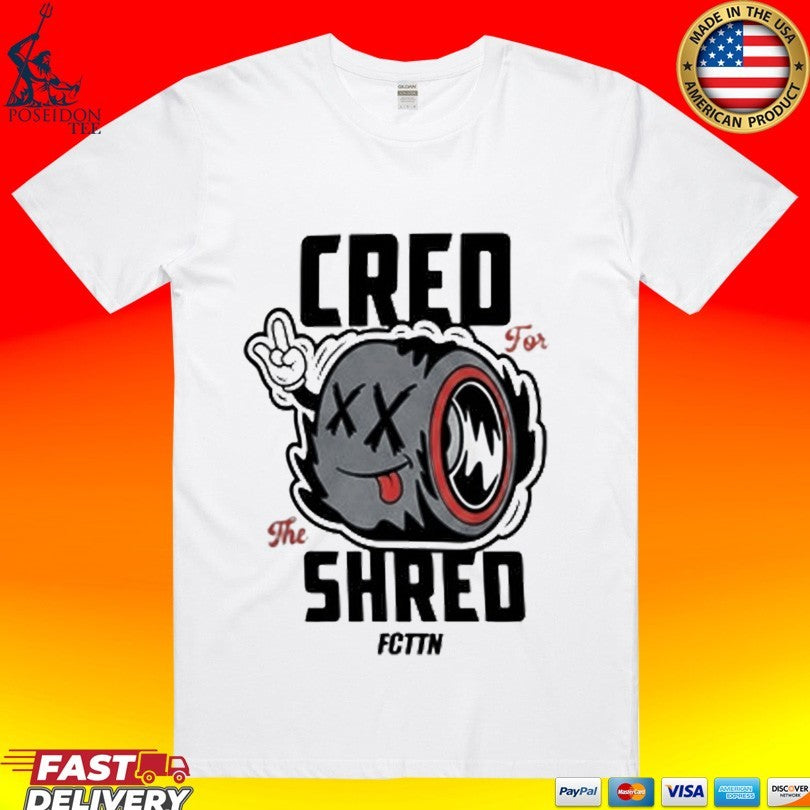 Cred For The Shred - Adult & Kids T-Shirts, Sweatshirts & Hoodies apparel design preview 1