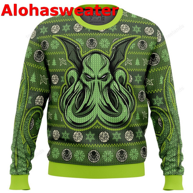 Cthulhu Christmas Sweater - Holiday Gift product image 3