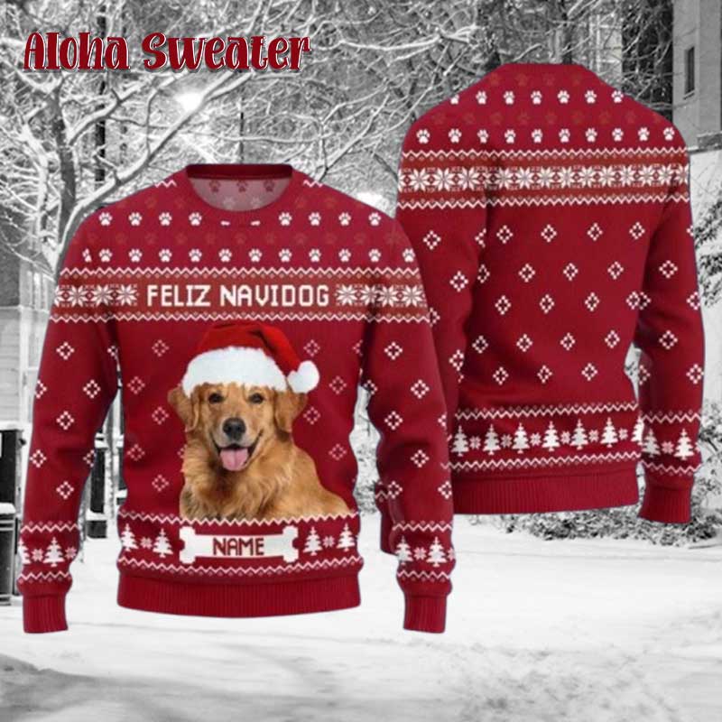 Cool Pitbull Funny Dog Ugly Christmas Sweater - Holiday Gift product image 5