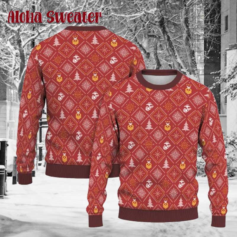 Duck Soldier Us Army Ugly Christmas Sweater - Holiday Gift product image 3