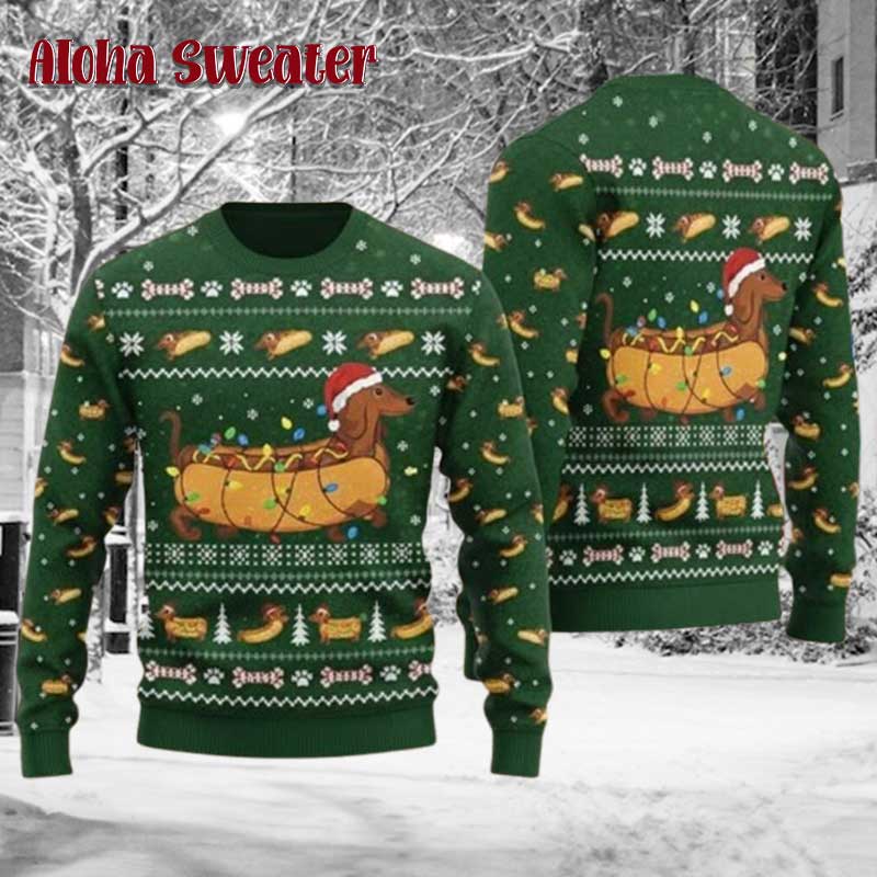 Husky Garland Cute Dog Silly Husky Ugly Christmas Sweater - Holiday Gift product image 5