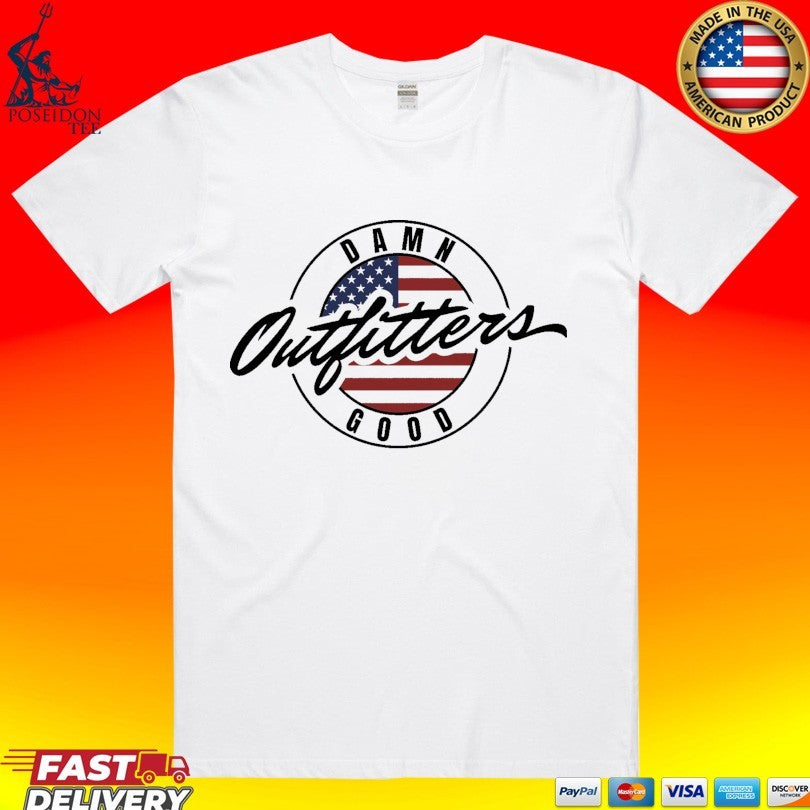 Damn Good Outfitters American Flag Logo - Adult & Kids T-Shirts, Sweatshirts & Hoodies apparel design preview 1