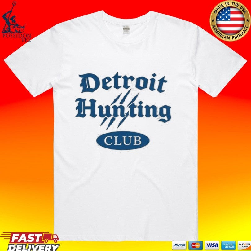 Dan Campbell Detroit Hunting Club - Adult & Kids T-Shirts, Sweatshirts & Hoodies apparel design preview 1