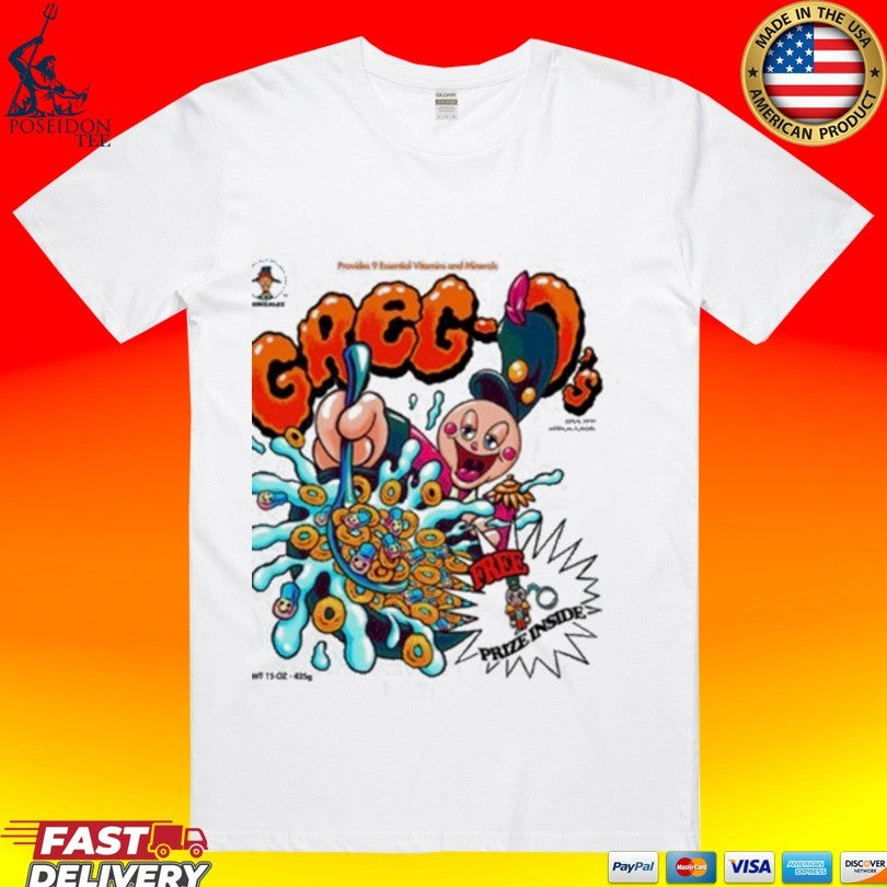 Danny Gonzalez Greg-o's - Adult & Kids T-Shirts, Sweatshirts & Hoodies apparel design preview 1