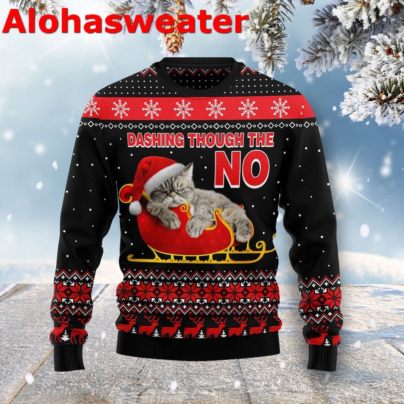 Dashing through the no Christmas Sweater - Holiday Gift product image