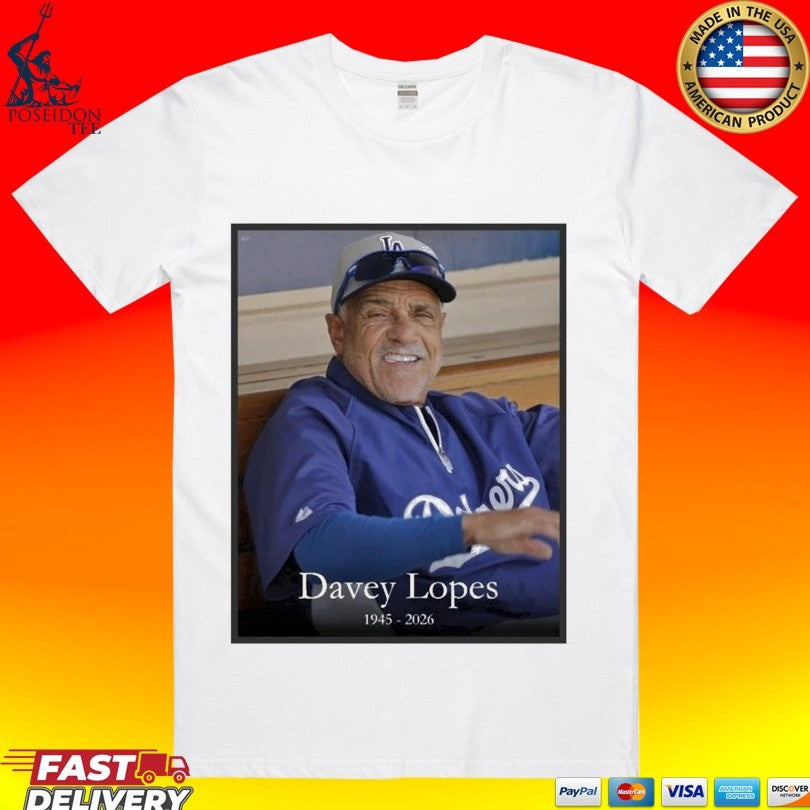 Davey Lopes 1945-2026 Ktla - Adult & Kids T-Shirts, Sweatshirts & Hoodies apparel design preview 1