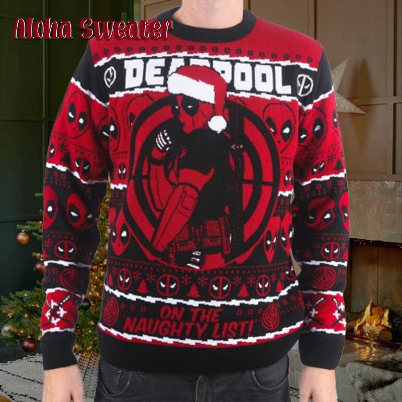 Tacos Chiki Changa Deadpool Ugly Christmas Sweater - Holiday Gift product image 5