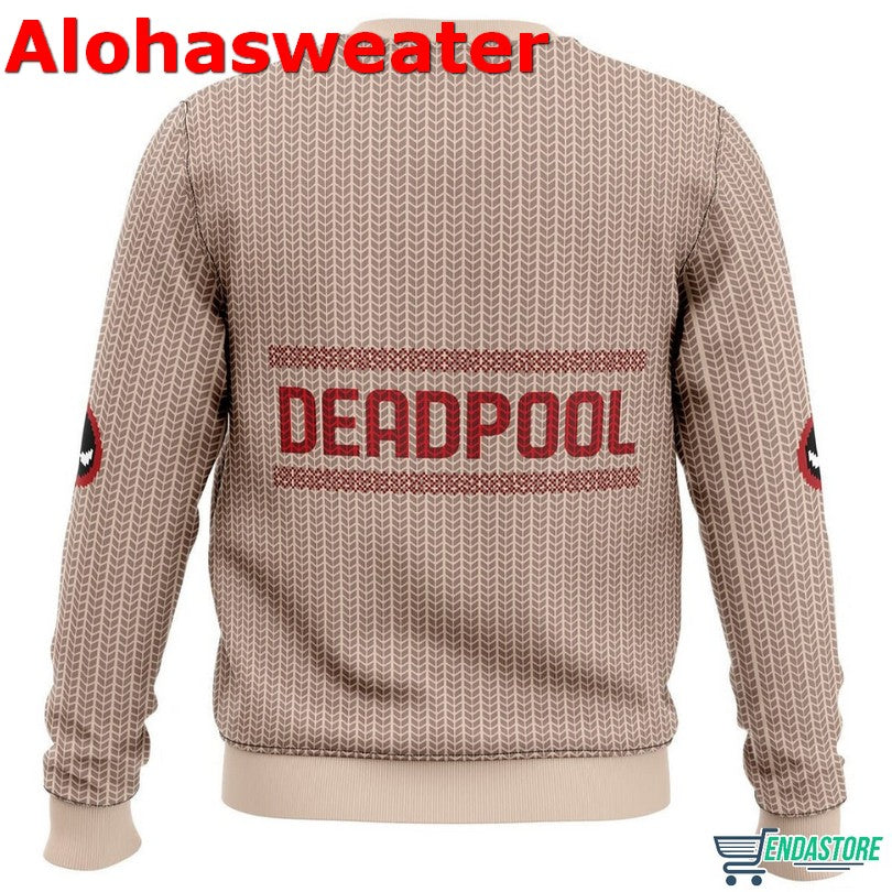 Deadpool Wreath Ugly Christmas Sweater - Holiday Gift product image 2