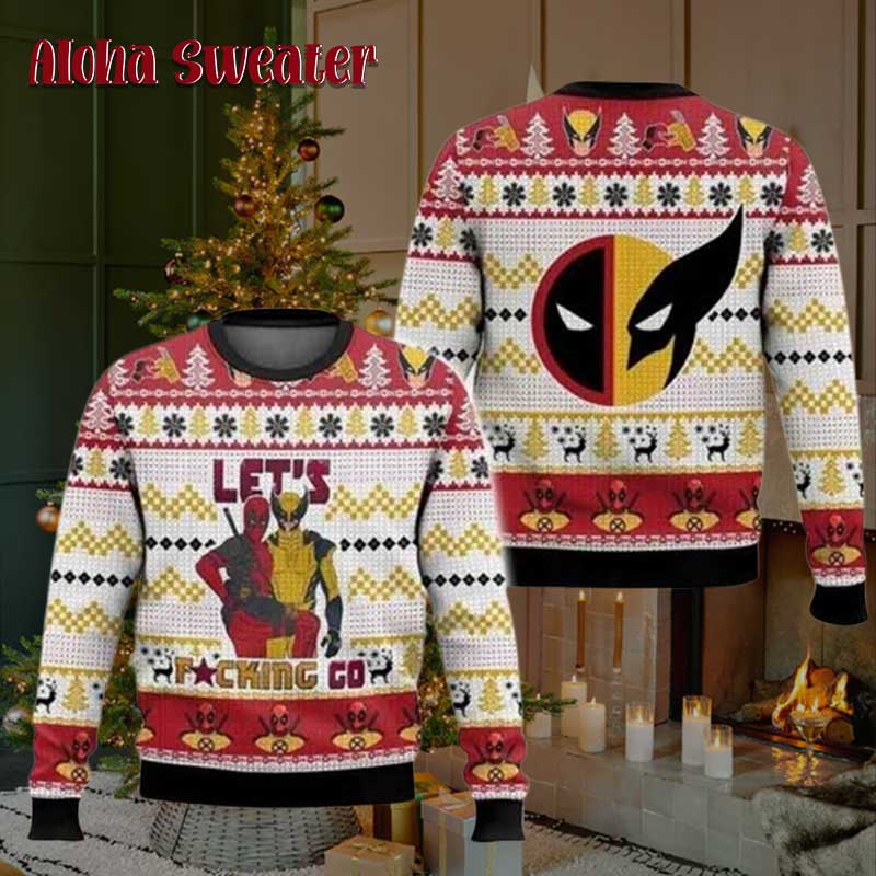 Do I Look Like I Care Deadpool Ugly Christmas Sweater - Holiday Gift product image 2
