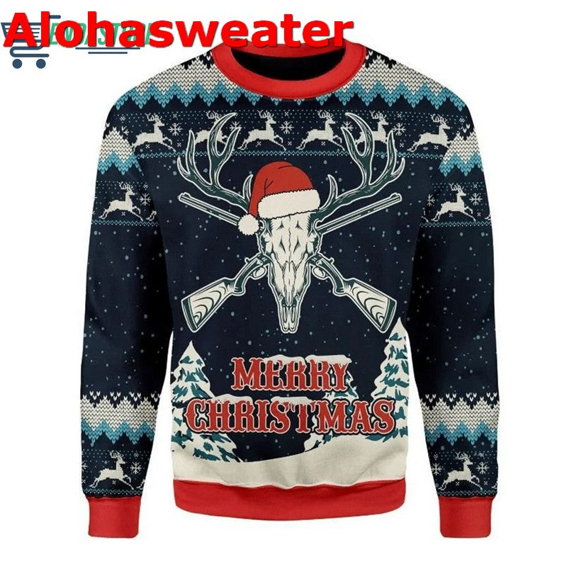 Deer hunting Christmas Sweater - Holiday Gift product image 2