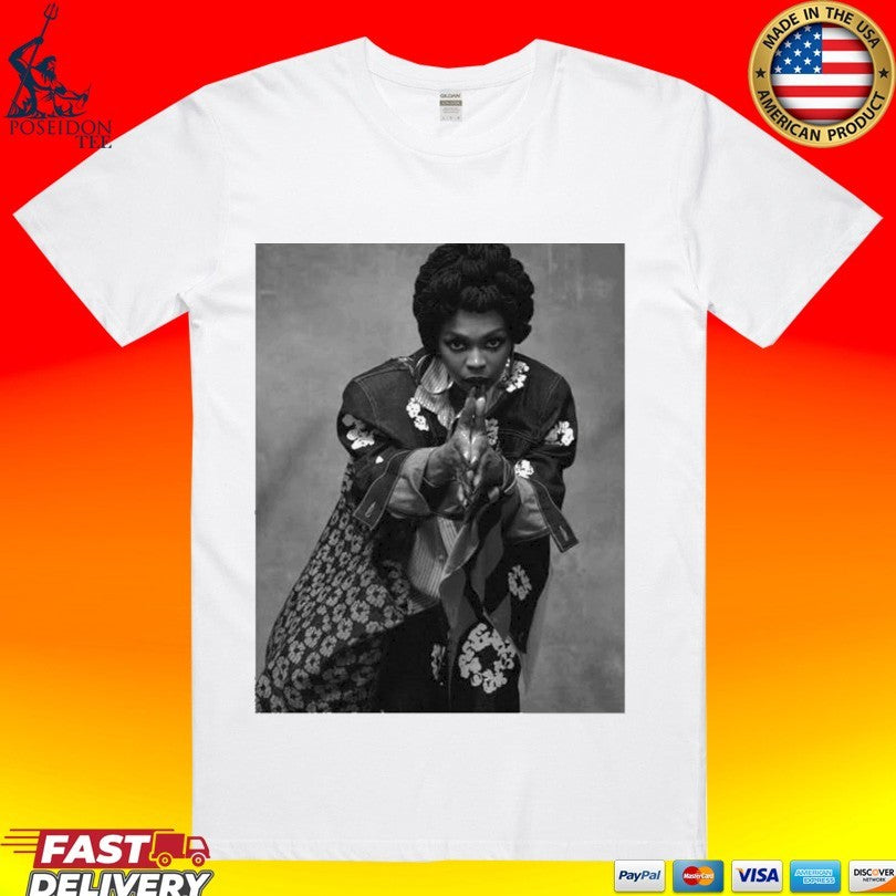 Denim Tears Ms. Lauryn Hill Photo - Adult & Kids T-Shirts, Sweatshirts & Hoodies apparel design preview 1