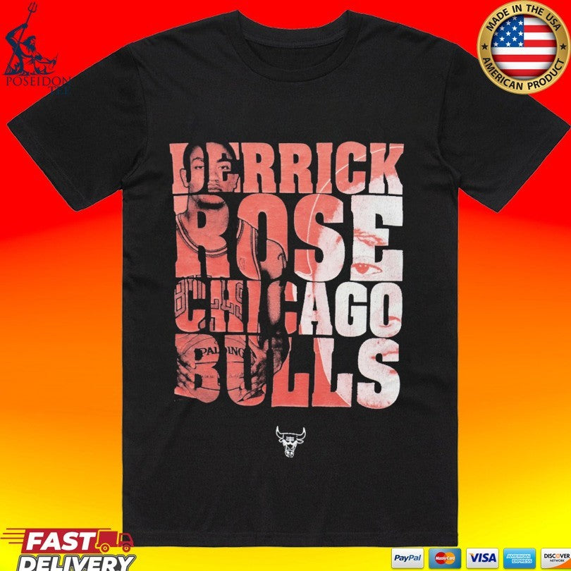 Derrick Rose Chicago Bulls Unk 2010s - Adult & Kids T-Shirts, Sweatshirts & Hoodies apparel design preview 1