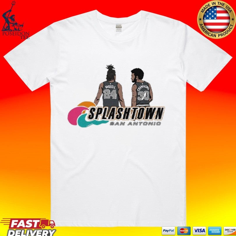 Devin Vassell And Julian Champagnie Splashtown San - Adult & Kids T-Shirts, Sweatshirts & Hoodies apparel design preview 1