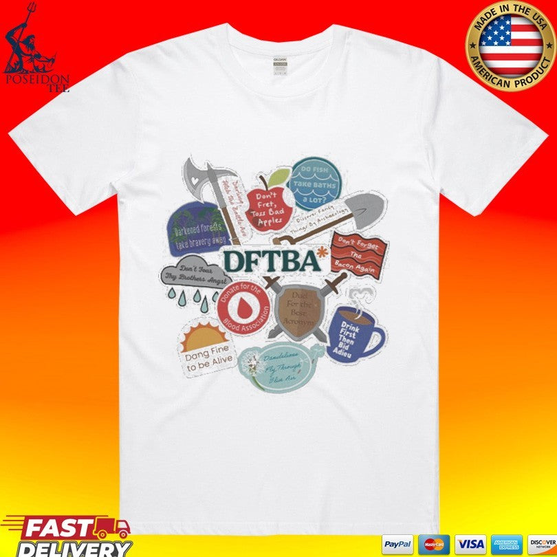 Dftba Sticker - Adult & Kids T-Shirts, Sweatshirts & Hoodies apparel design preview 1