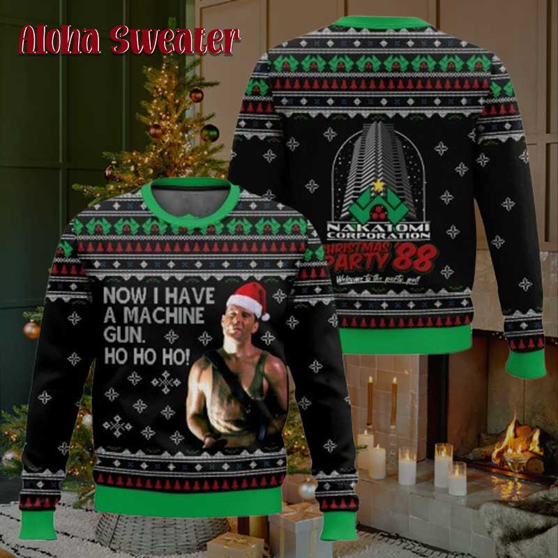 Die Hard Ho Ho Ho Ugly Christmas Sweater - Gift Idea product image 3
