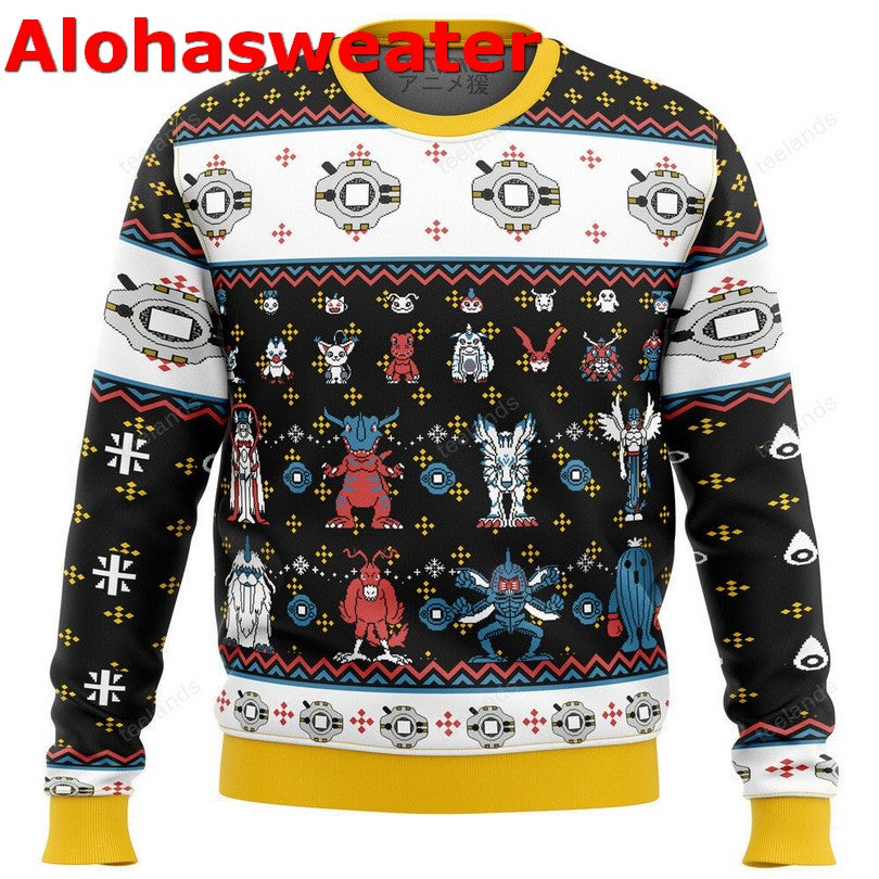 Digimon Christmas Sweater - Holiday Gift product image 2