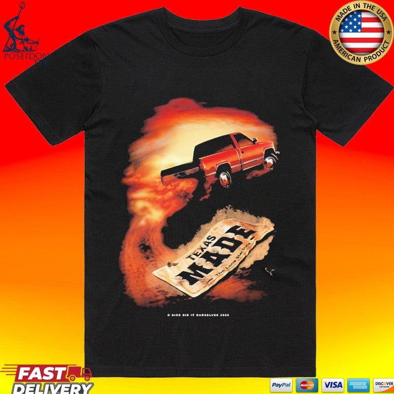 Dios Did It Ourselves Puro Texas Made - Adult & Kids T-Shirts, Sweatshirts & Hoodies apparel design preview 1