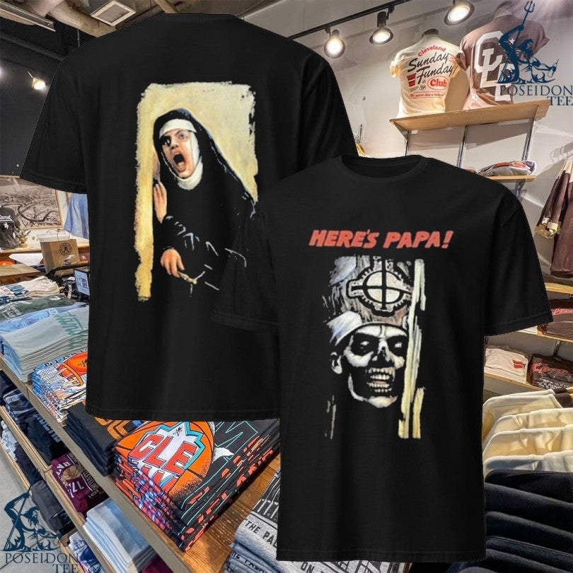 Direct Ghost Here's Papa - Adult & Kids T-Shirts, Sweatshirts & Hoodies apparel design preview 1