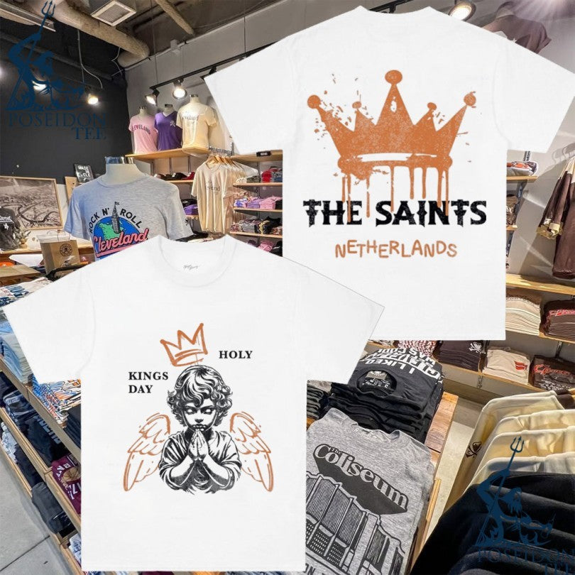 Dirty Workz Holy Kingsday The Saints Netherlands 2026 - Adult & Kids T-Shirts, Sweatshirts & Hoodies apparel design preview 1