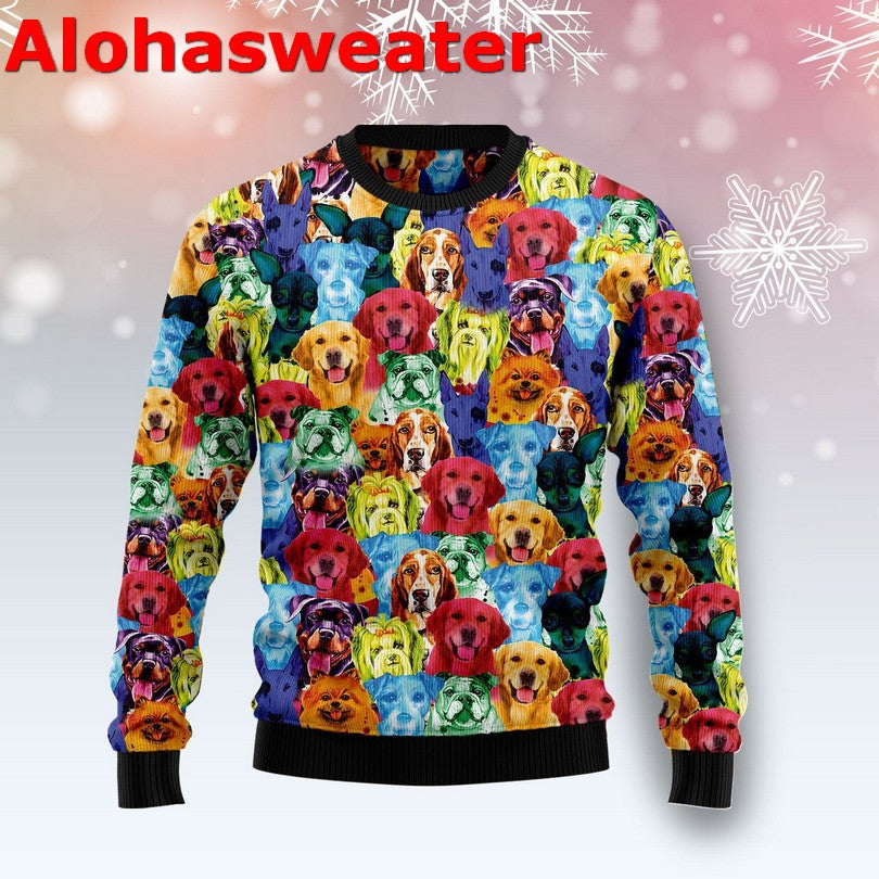 Dog don’t be a cotton headed ninny muggins Christmas Sweater - Holiday Gift product image 3
