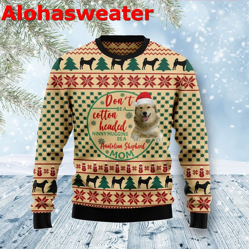 Dog don’t be a cotton headed ninny muggins Christmas Sweater - Holiday Gift product image