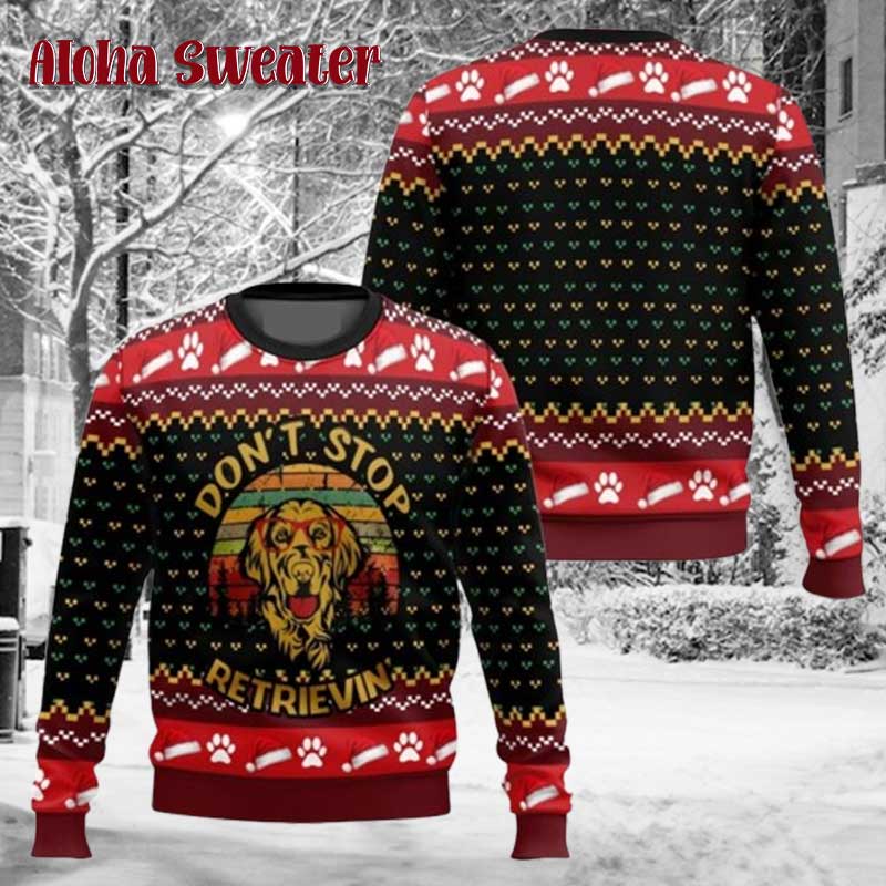 Dog Lover Let It Snow Ugly Christmas Sweater - Holiday Gift product image 3