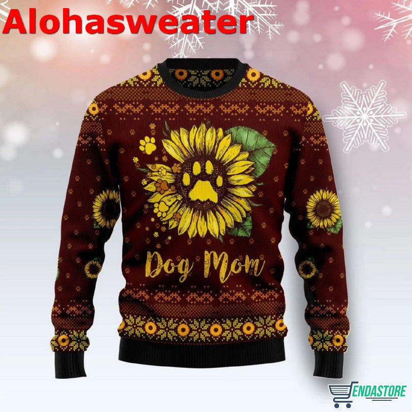 Dog Mom Ugly Christmas Sweater - Holiday Gift product image