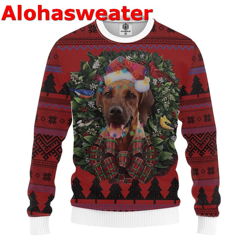 Dog lovers pug dad ever Christmas Sweater - Holiday Gift product image 5