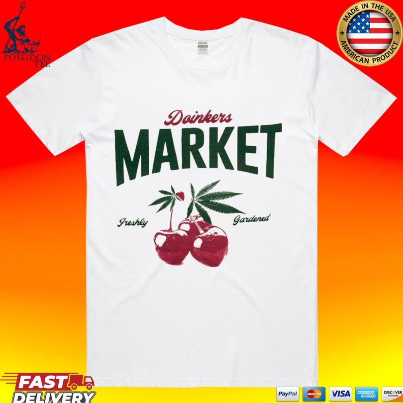 Doinkers Market Freshly Gardened - Adult & Kids T-Shirts, Sweatshirts & Hoodies apparel design preview 1