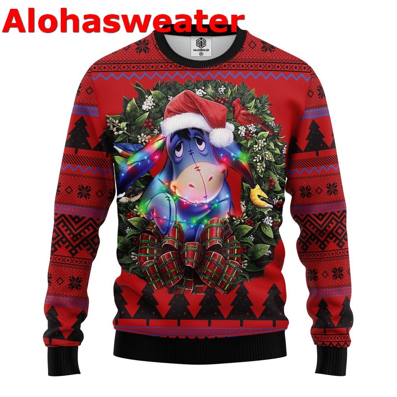 Dolphin Couple Ugly Christmas Sweater - Holiday Gift product image 2