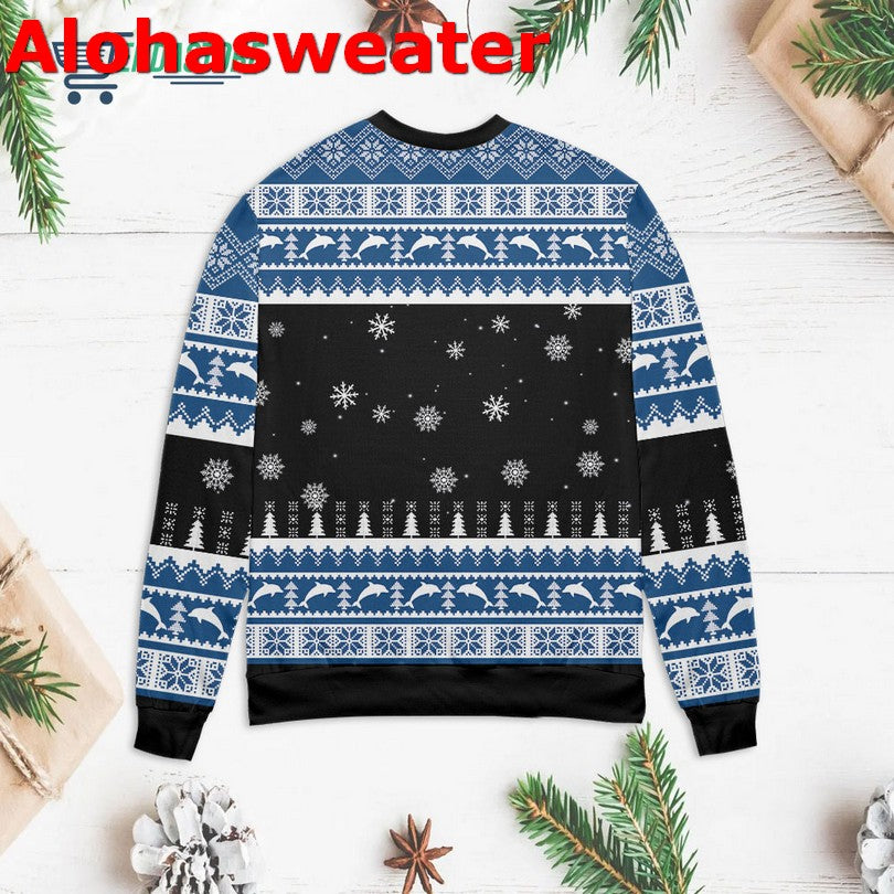 Dolphin Snowflake Christmas Sweater - Holiday Gift product image 2