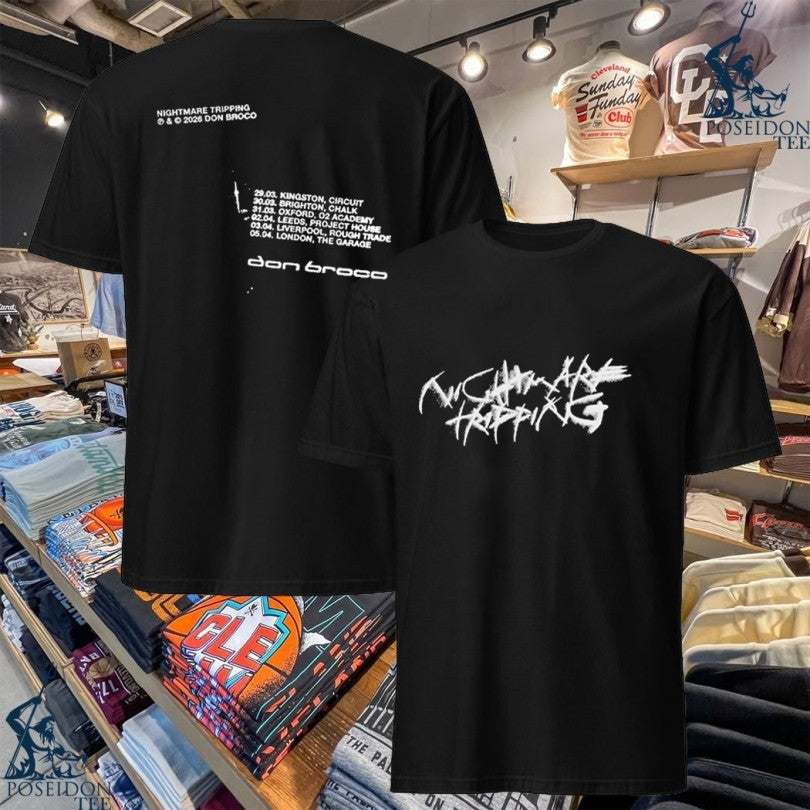 Don Broco Nightmare Tripping - Adult & Kids T-Shirts, Sweatshirts & Hoodies apparel design preview 1