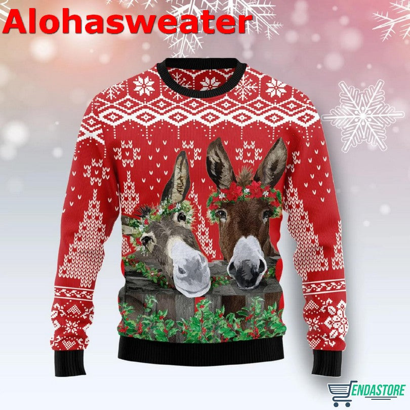Donkey Christmas Sweater - Holiday Gift product image 3