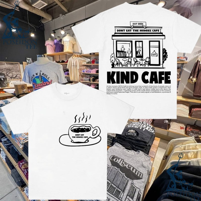 Don't Eat The Homies Cafe Deth Kind Est 2026 - Adult & Kids T-Shirts, Sweatshirts & Hoodies apparel design preview 1