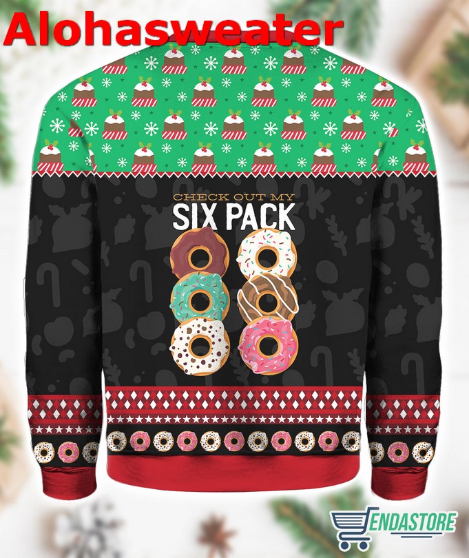 Donut Six Pack Ugly Christmas Sweater - Holiday Gift product image 2