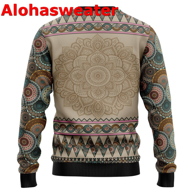 Dragon mandala Christmas Sweater - Holiday Gift product image 2