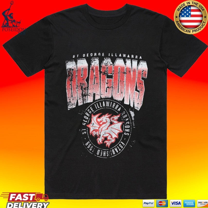 Dragons Adult Washed - Adult & Kids T-Shirts, Sweatshirts & Hoodies apparel design preview 1